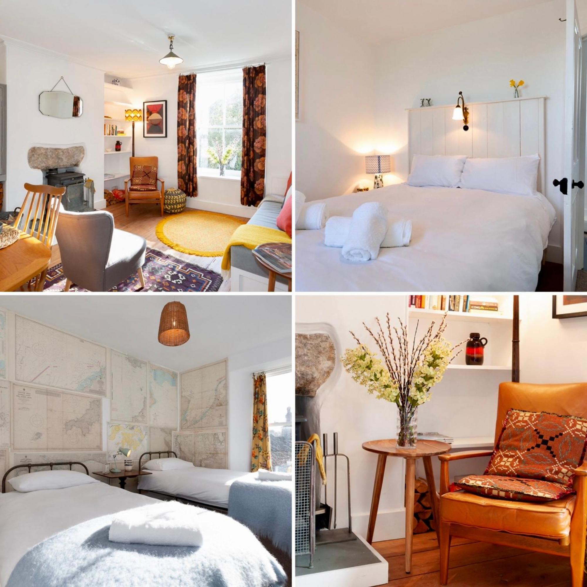 Janies Cottage~ Mousehole~Eclectic Interiors & Vintage Charm المظهر الخارجي الصورة